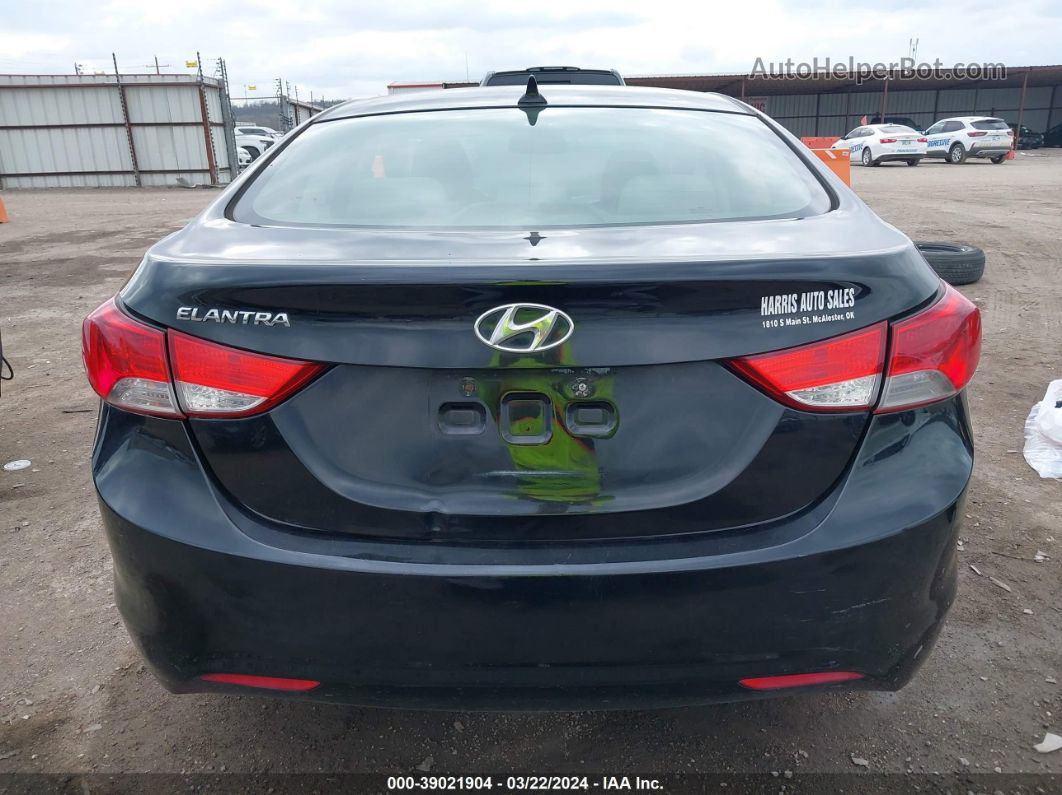 2012 Hyundai Elantra Gls (ulsan Plant) Black vin: KMHDH4AE9CU268744