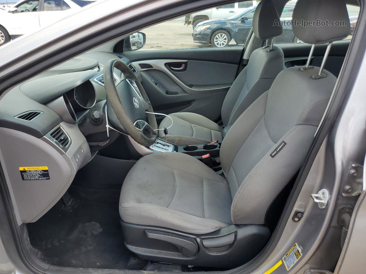 2012 Hyundai Elantra Gls Silver vin: KMHDH4AE9CU306215