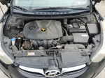 2012 Hyundai Elantra Gls Black vin: KMHDH4AE9CU385594