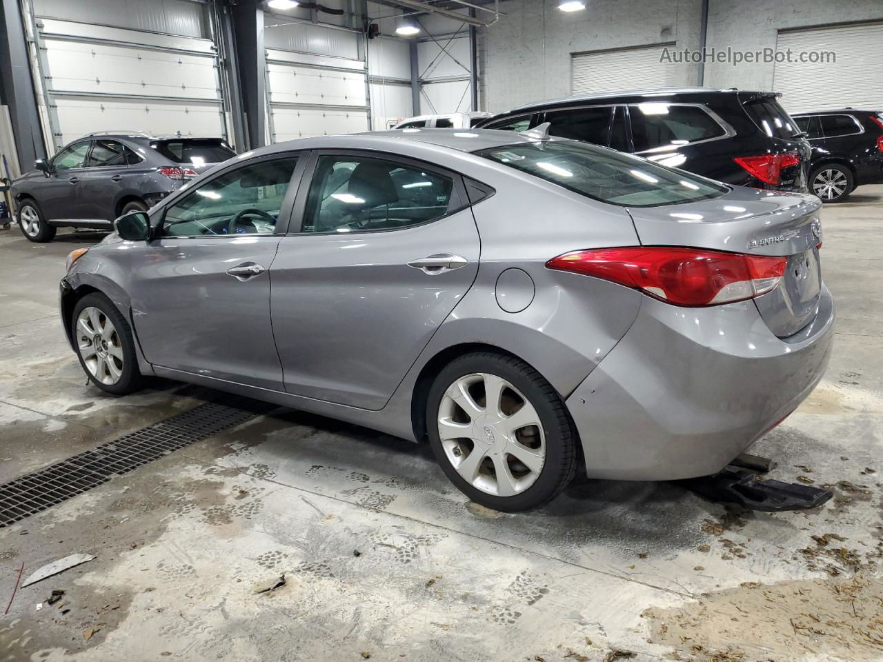 2012 Hyundai Elantra Gls Серый vin: KMHDH4AE9CU462223