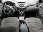 2012 Hyundai Elantra Gls Black vin: KMHDH4AE9CU469107