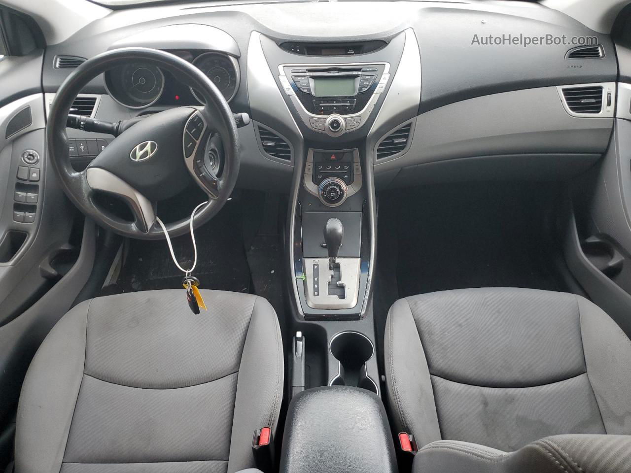 2013 Hyundai Elantra Gls Серебряный vin: KMHDH4AE9DU530571