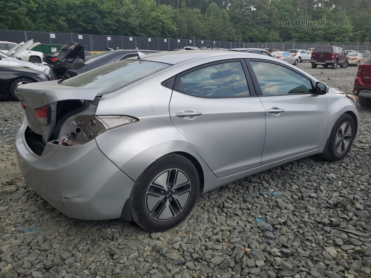 2013 Hyundai Elantra Gls Серебряный vin: KMHDH4AE9DU530571