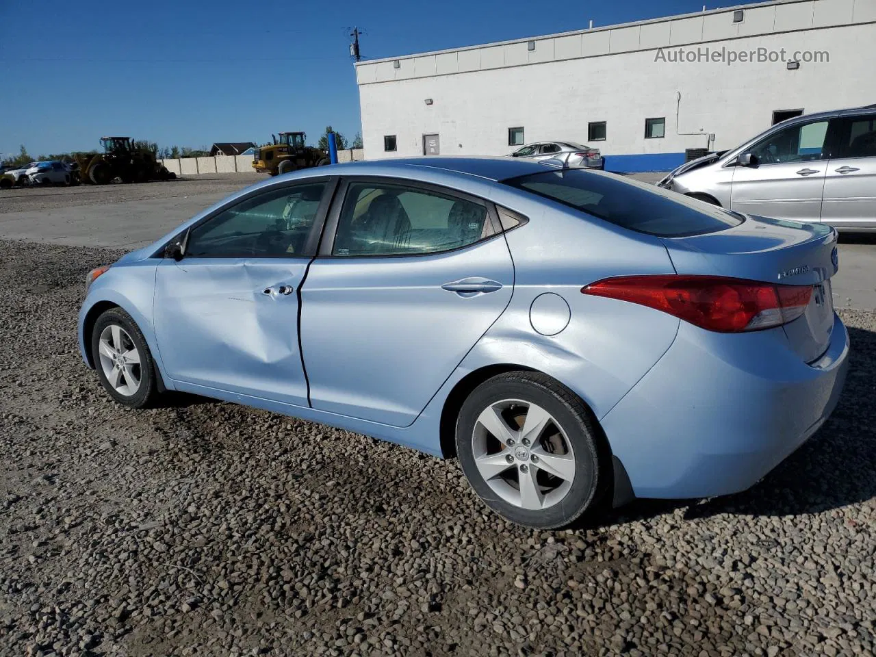 2013 Hyundai Elantra Gls Синий vin: KMHDH4AE9DU541909