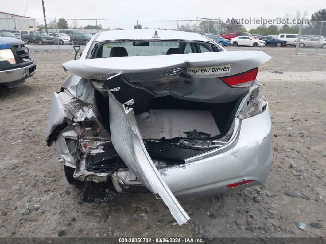 2013 Hyundai Elantra Gls Серебряный vin: KMHDH4AE9DU552943