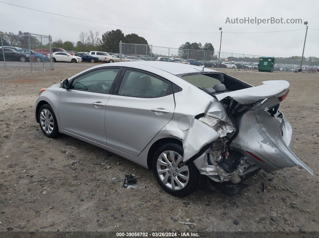 2013 Hyundai Elantra Gls Silver vin: KMHDH4AE9DU552943