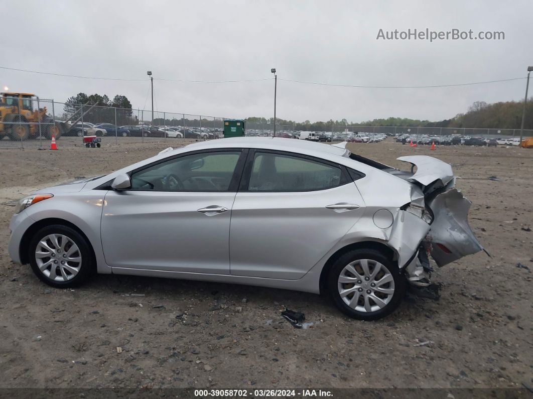 2013 Hyundai Elantra Gls Серебряный vin: KMHDH4AE9DU552943