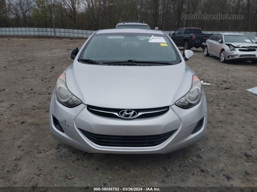 2013 Hyundai Elantra Gls Silver vin: KMHDH4AE9DU552943