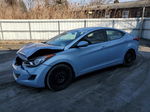 2013 Hyundai Elantra Gls Blue vin: KMHDH4AE9DU555910