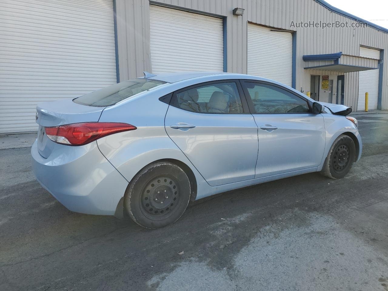 2013 Hyundai Elantra Gls Blue vin: KMHDH4AE9DU555910