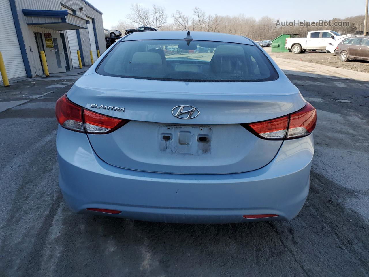 2013 Hyundai Elantra Gls Blue vin: KMHDH4AE9DU555910