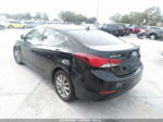 2014 Hyundai Elantra Se Черный vin: KMHDH4AE9EU066456