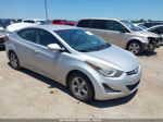 2014 Hyundai Elantra Se Silver vin: KMHDH4AE9EU187505