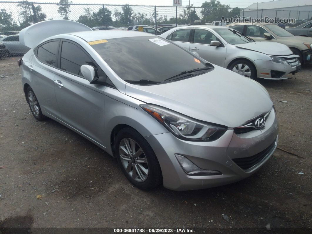 2016 Hyundai Elantra Se Серебряный vin: KMHDH4AE9GU487967