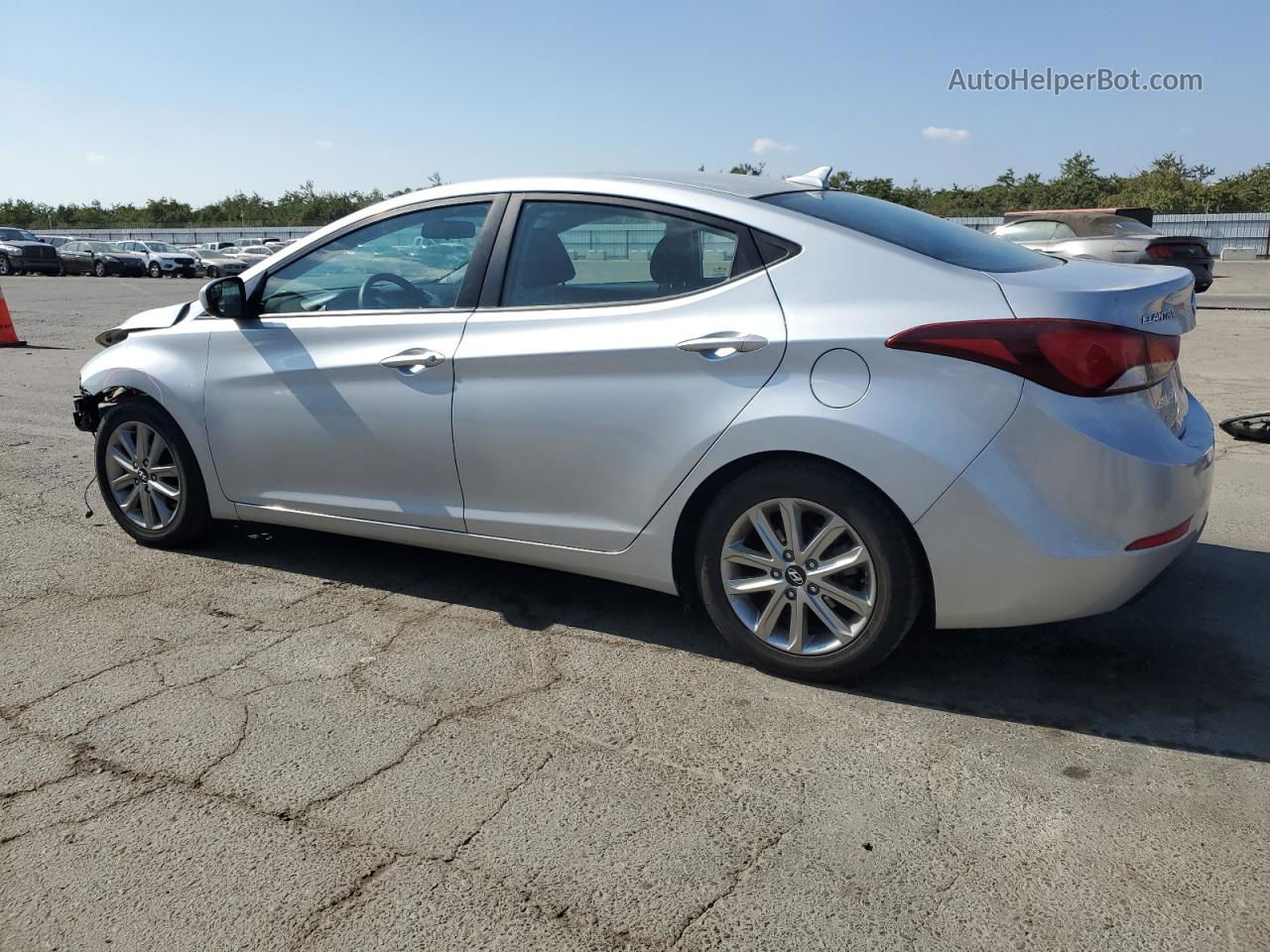 2016 Hyundai Elantra Se Silver vin: KMHDH4AE9GU488018