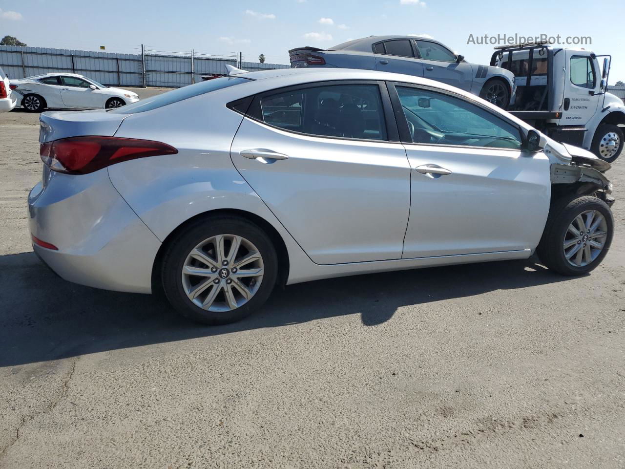 2016 Hyundai Elantra Se Silver vin: KMHDH4AE9GU488018