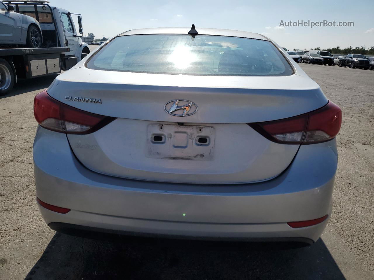 2016 Hyundai Elantra Se Серебряный vin: KMHDH4AE9GU488018