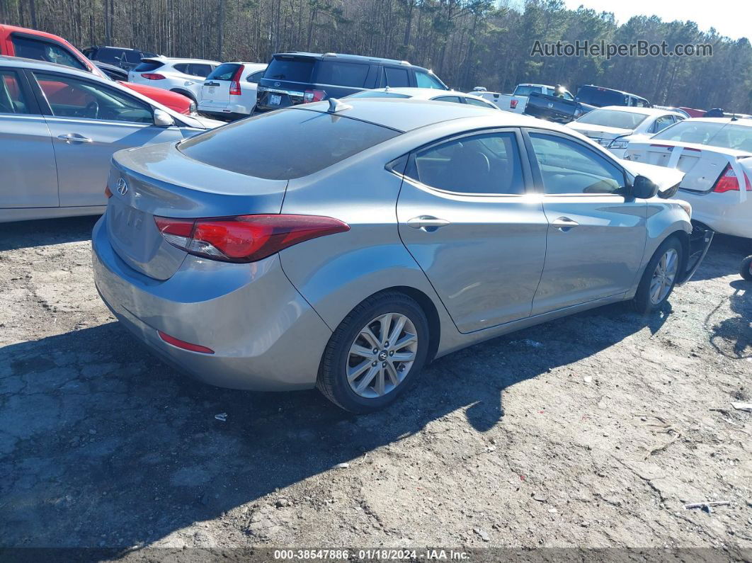 2016 Hyundai Elantra Se Gray vin: KMHDH4AE9GU490111