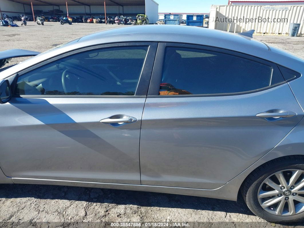 2016 Hyundai Elantra Se Gray vin: KMHDH4AE9GU490111