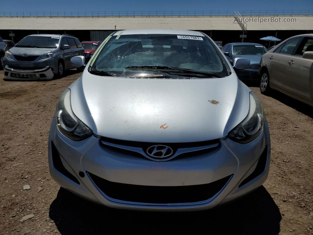 2016 Hyundai Elantra Se Silver vin: KMHDH4AE9GU512320