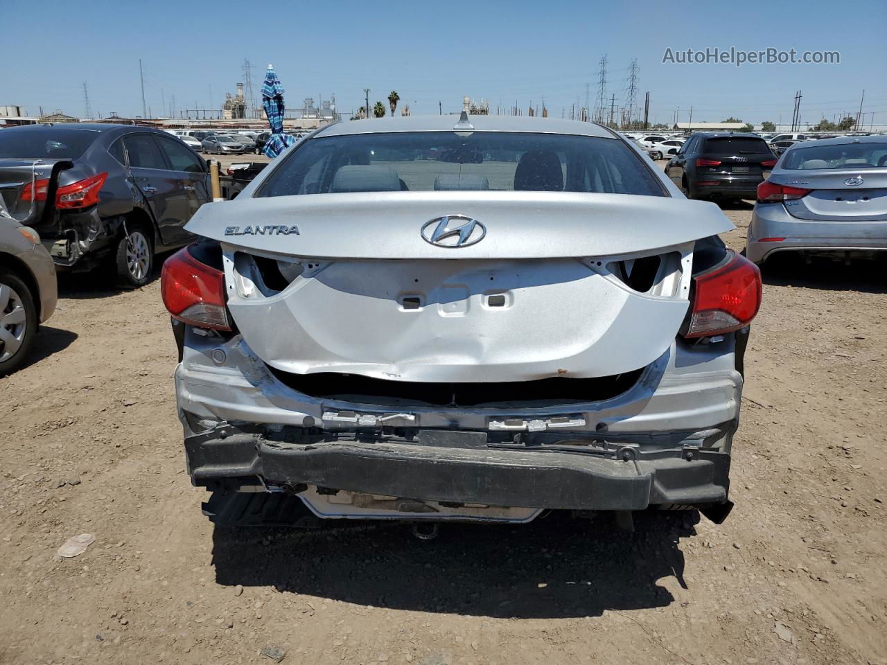 2016 Hyundai Elantra Se Silver vin: KMHDH4AE9GU512320