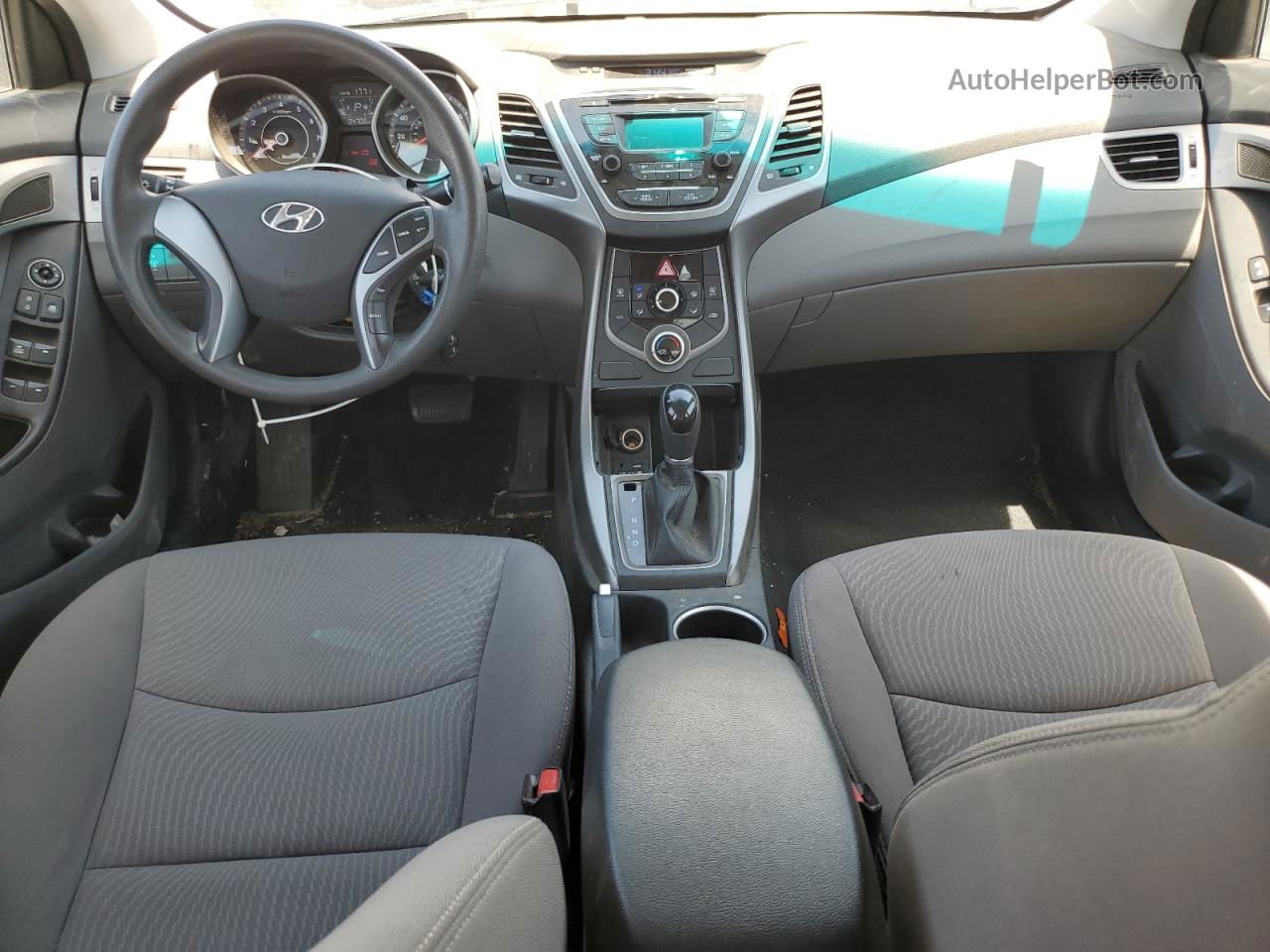 2016 Hyundai Elantra Se Серебряный vin: KMHDH4AE9GU512320