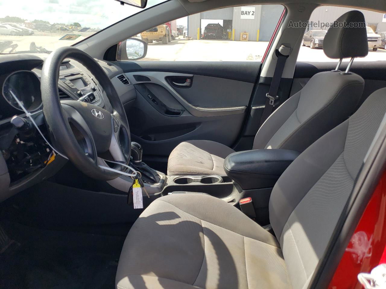 2016 Hyundai Elantra Se Красный vin: KMHDH4AE9GU518005