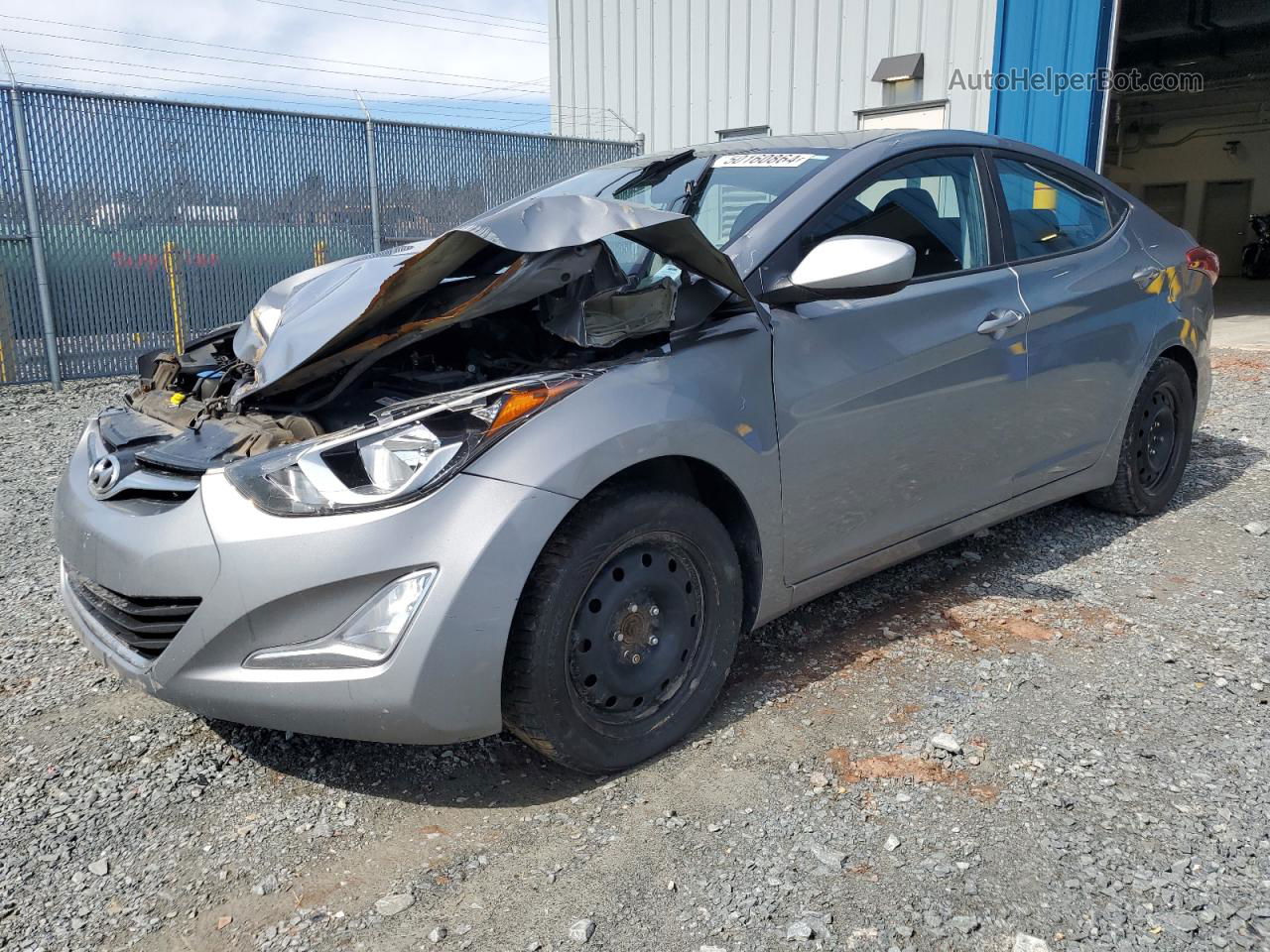 2016 Hyundai Elantra Se Silver vin: KMHDH4AE9GU528744