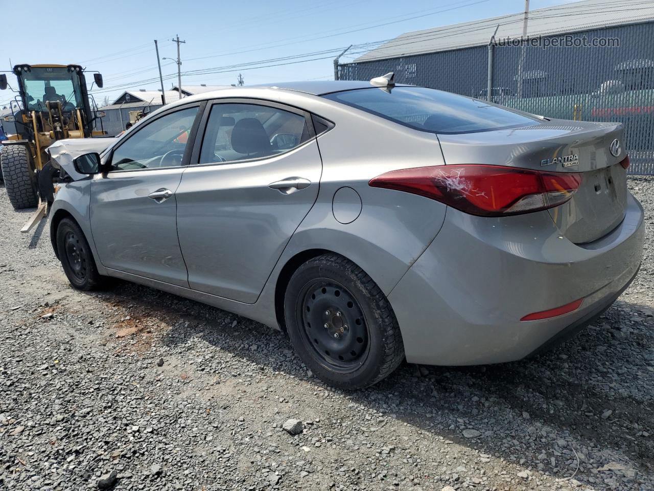 2016 Hyundai Elantra Se Серебряный vin: KMHDH4AE9GU528744