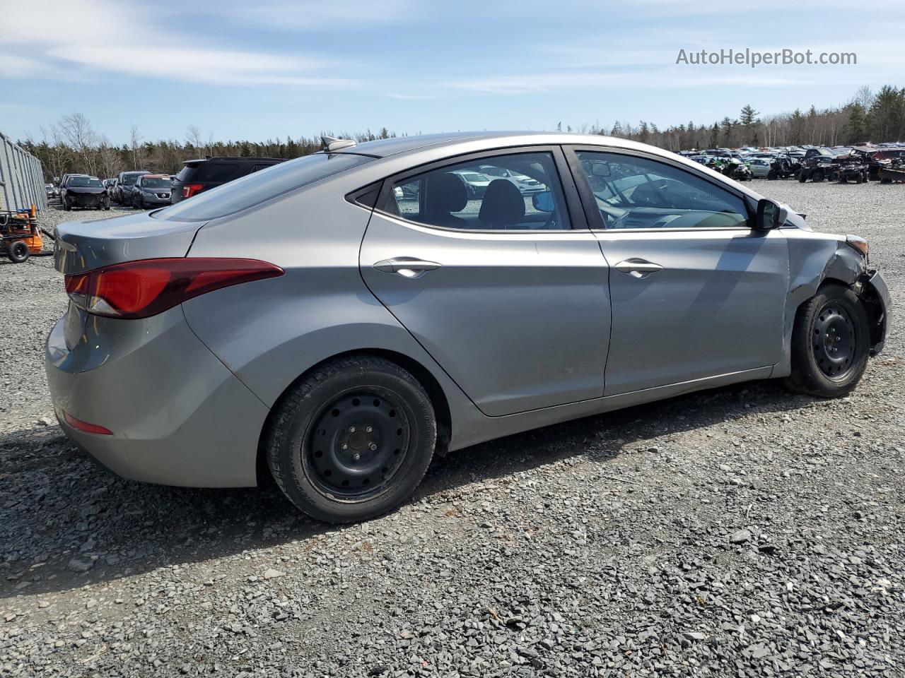 2016 Hyundai Elantra Se Серебряный vin: KMHDH4AE9GU528744