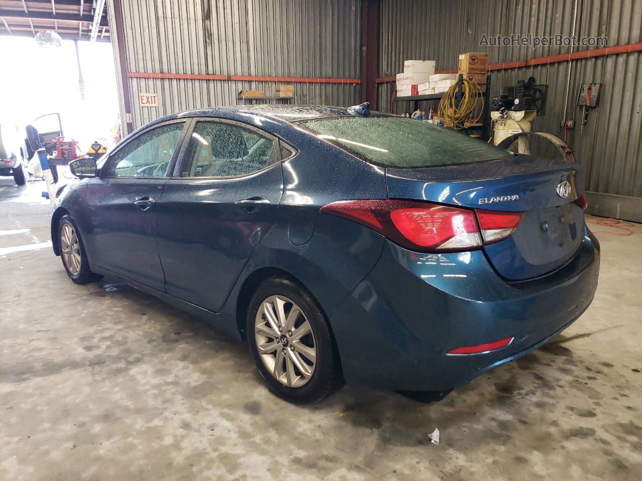 2016 Hyundai Elantra Se Blue vin: KMHDH4AE9GU585834