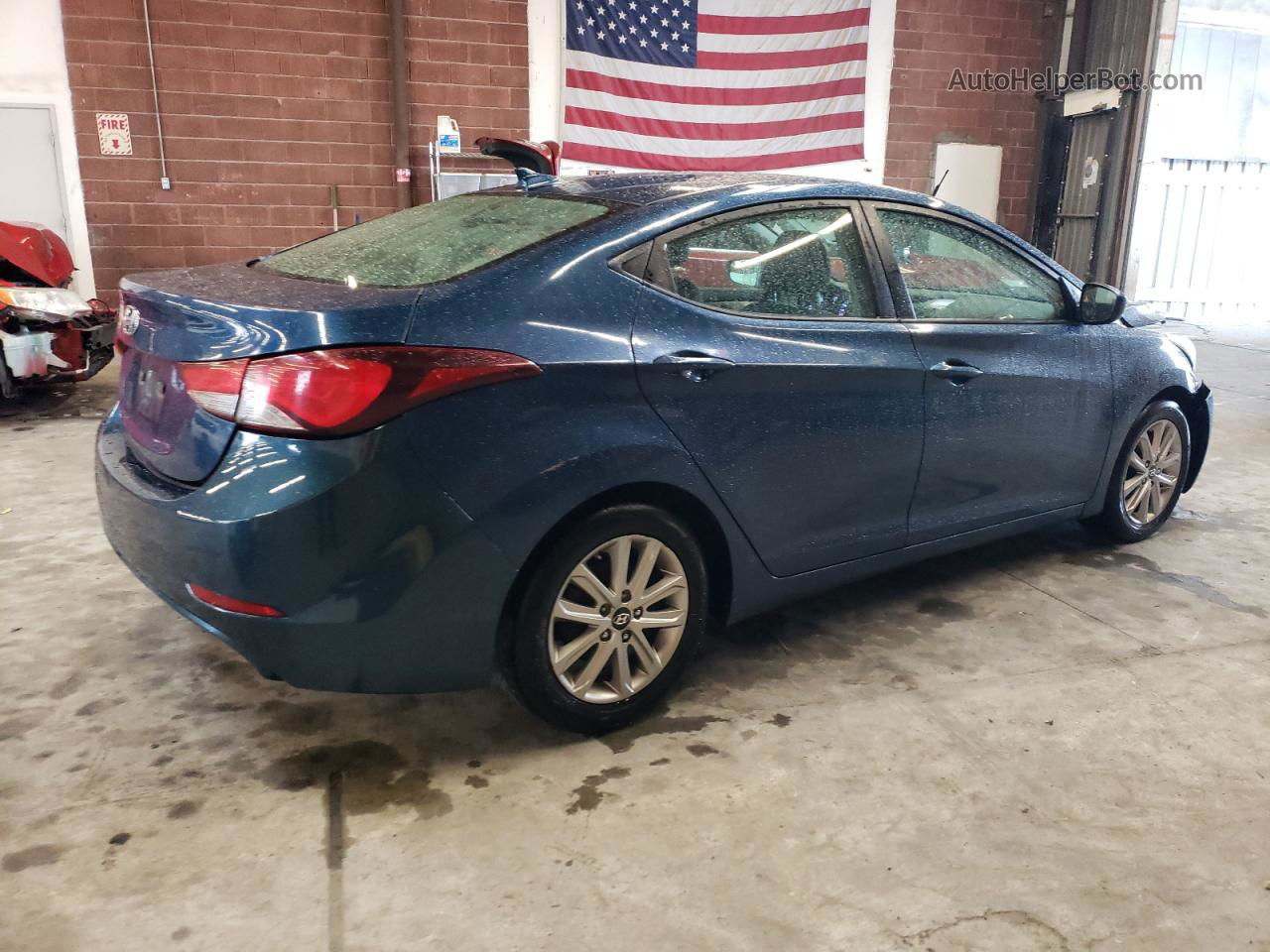 2016 Hyundai Elantra Se Blue vin: KMHDH4AE9GU585834