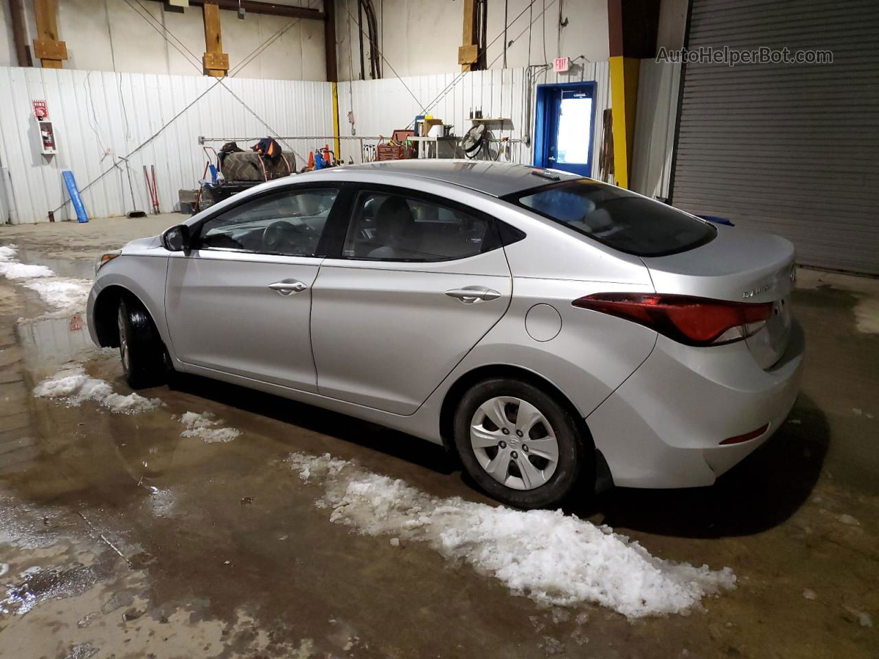 2016 Hyundai Elantra Se Silver vin: KMHDH4AE9GU588667