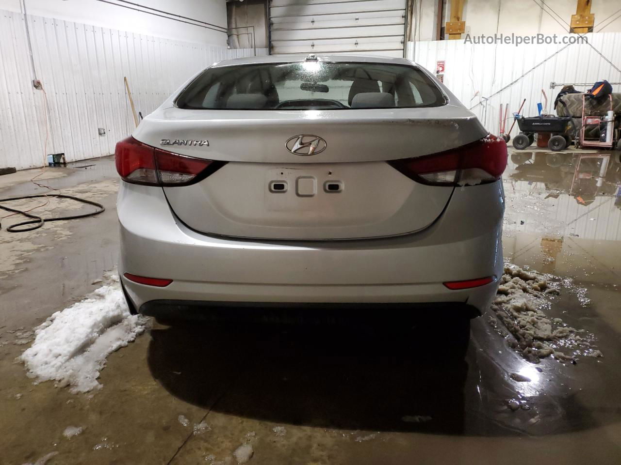 2016 Hyundai Elantra Se Silver vin: KMHDH4AE9GU588667