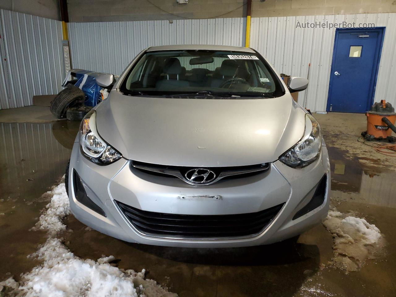 2016 Hyundai Elantra Se Silver vin: KMHDH4AE9GU588667