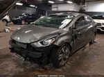 2016 Hyundai Elantra Limited Gray vin: KMHDH4AE9GU597871