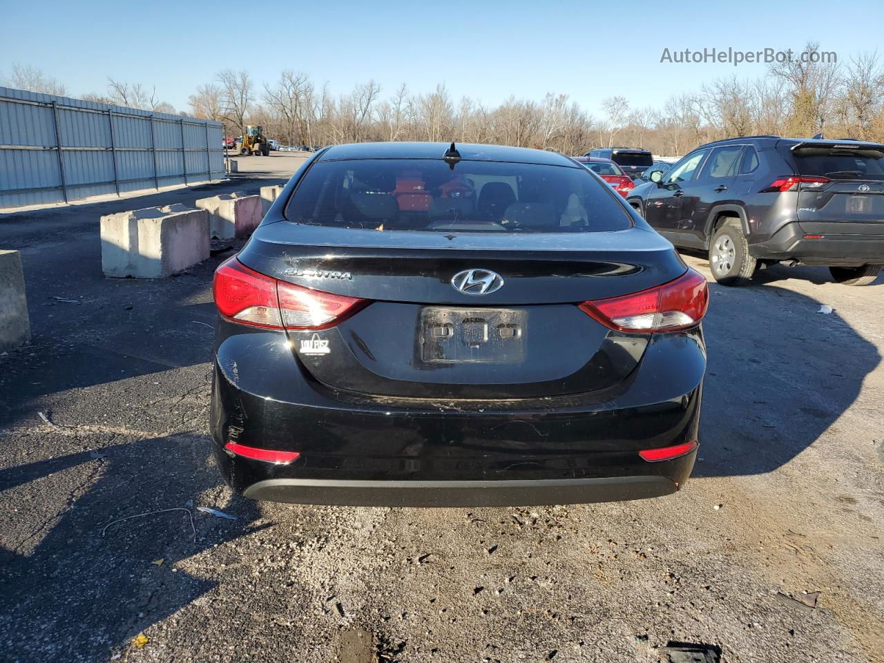 2016 Hyundai Elantra Se Black vin: KMHDH4AE9GU642355