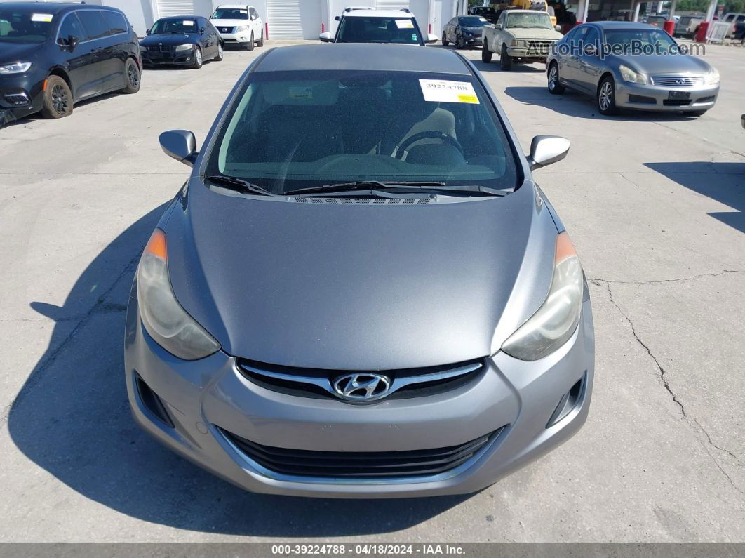 2011 Hyundai Elantra Gls (ulsan Plant) Gray vin: KMHDH4AEXBU087778