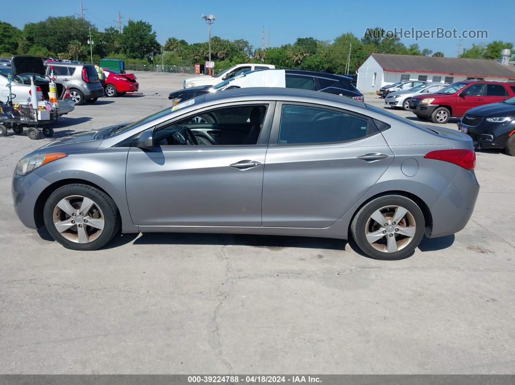 2011 Hyundai Elantra Gls (ulsan Plant) Gray vin: KMHDH4AEXBU087778