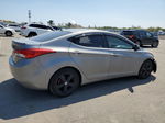 2011 Hyundai Elantra Gls Gray vin: KMHDH4AEXBU104210