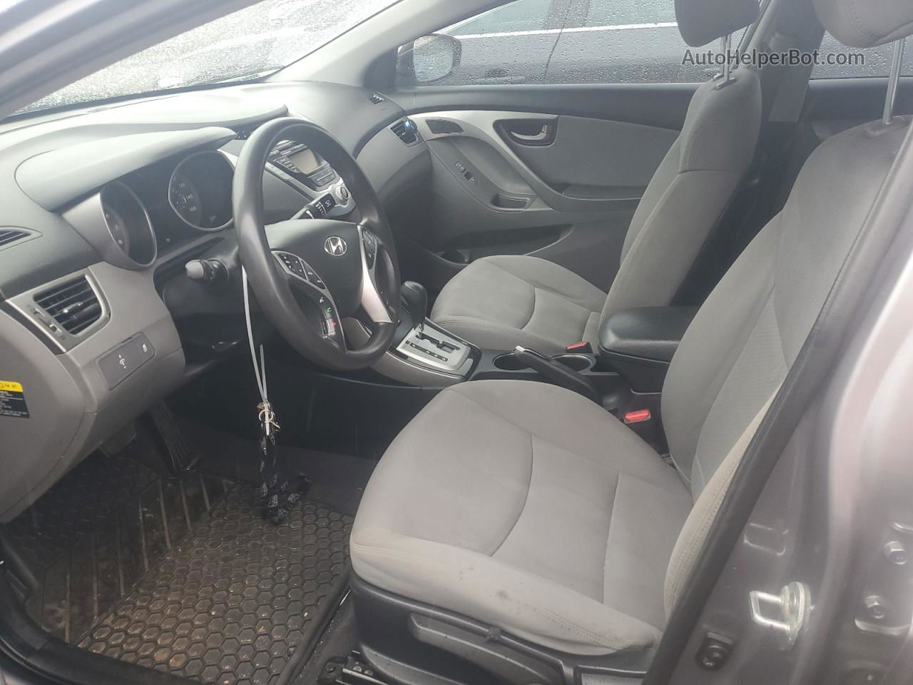 2011 Hyundai Elantra Gls Gray vin: KMHDH4AEXBU104210