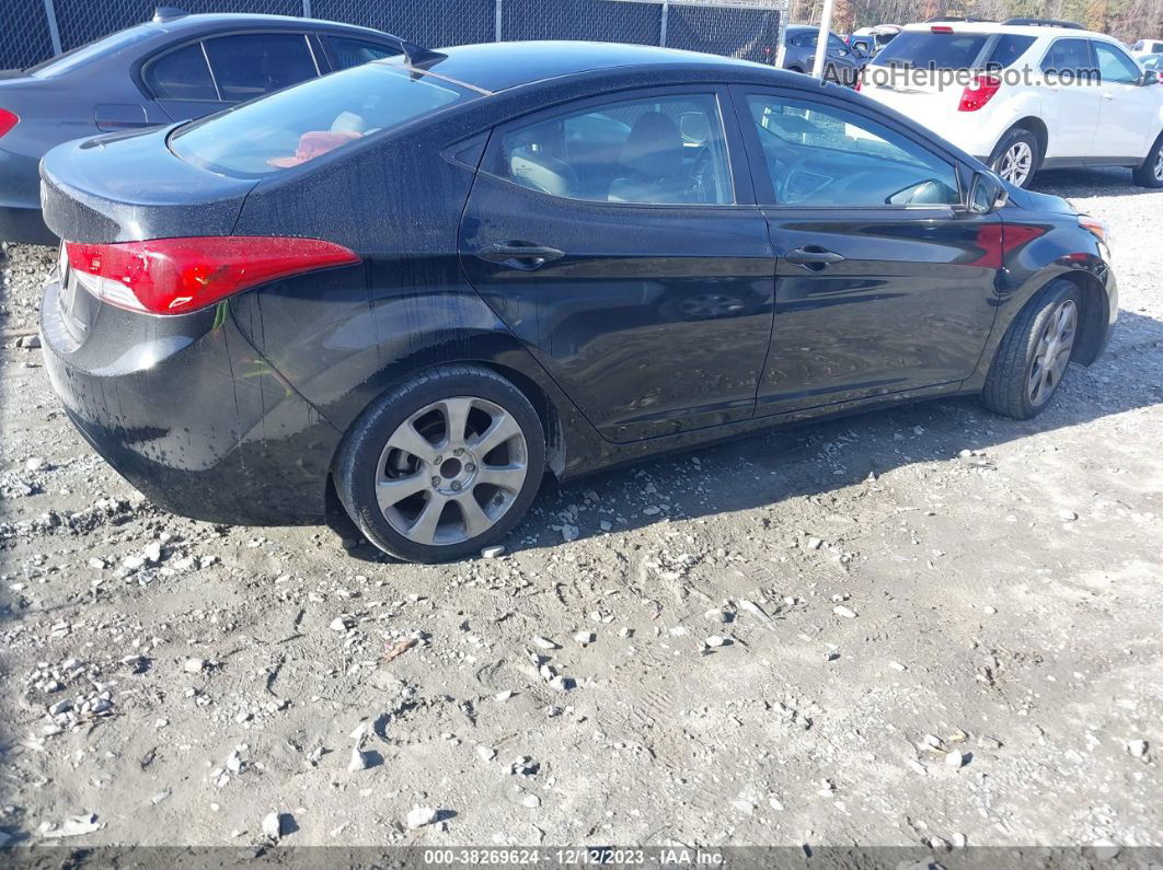 2011 Hyundai Elantra Limited Ulsan Plant Black vin: KMHDH4AEXBU134596