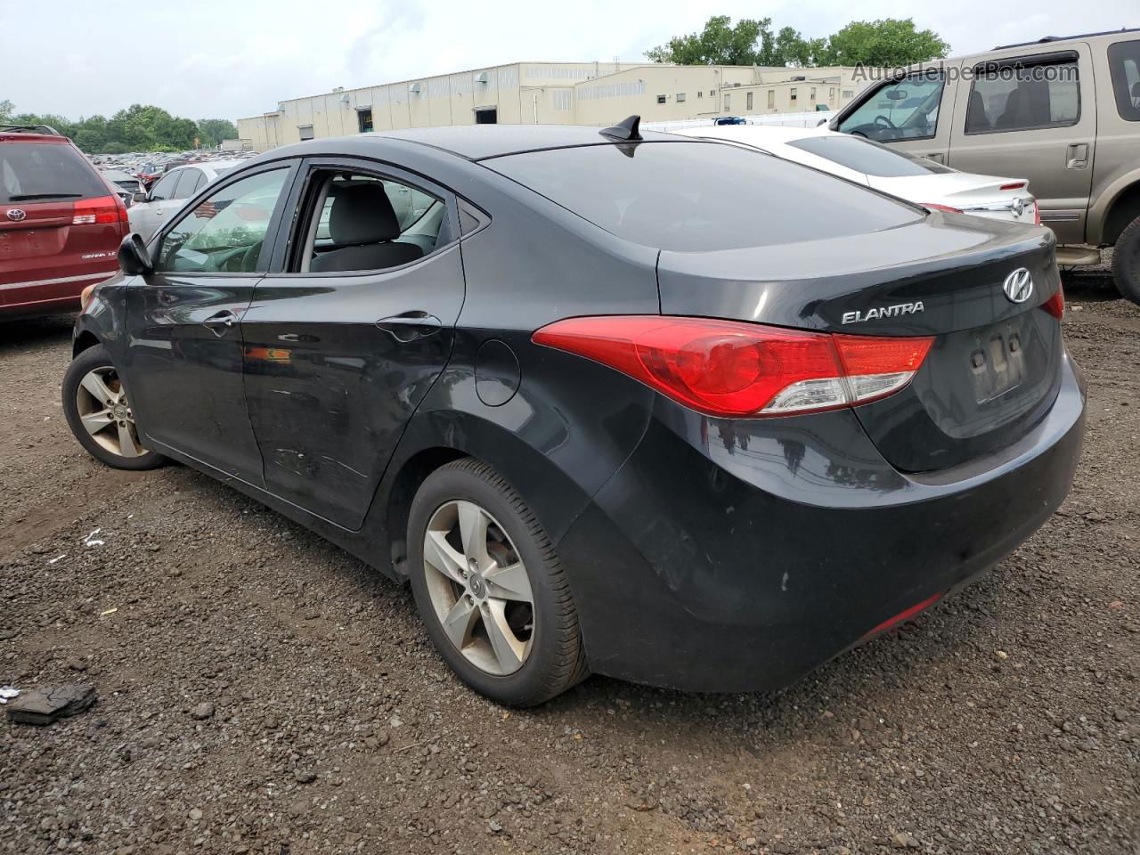 2011 Hyundai Elantra Gls Gray vin: KMHDH4AEXBU138731