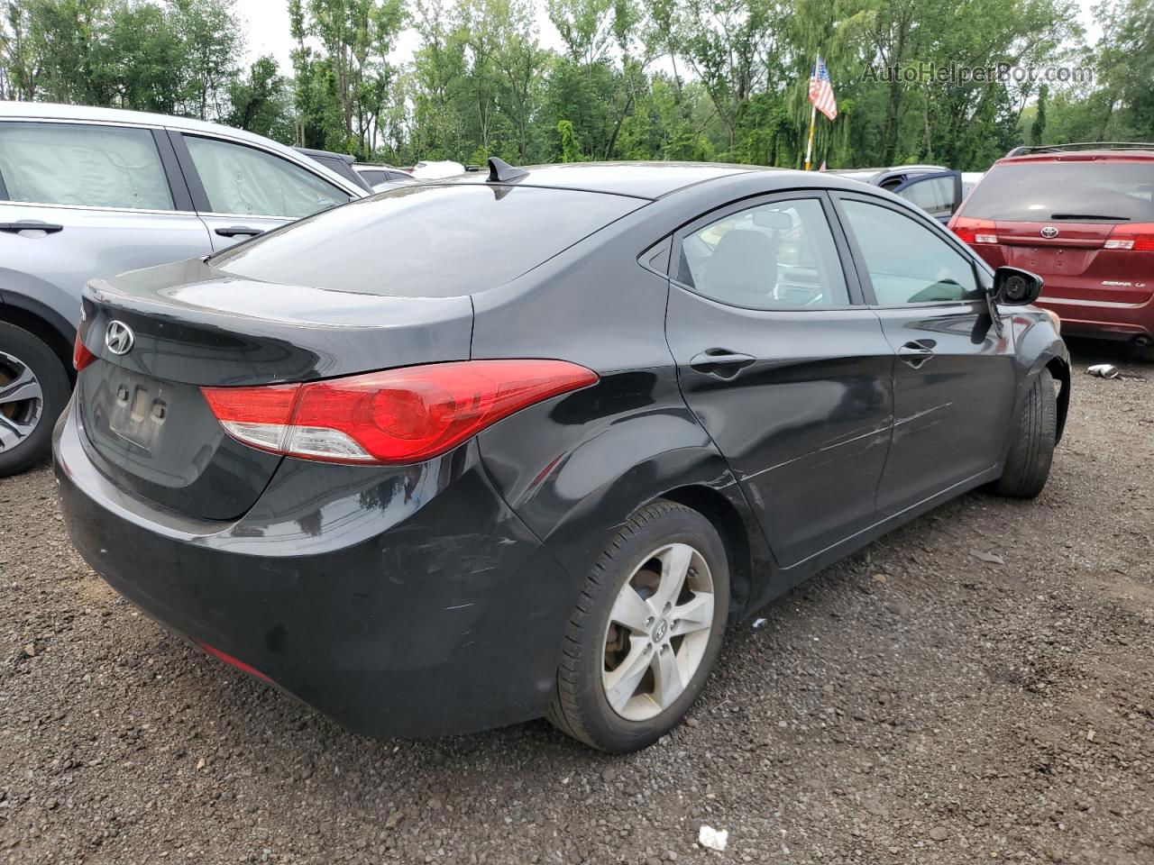 2011 Hyundai Elantra Gls Серый vin: KMHDH4AEXBU138731