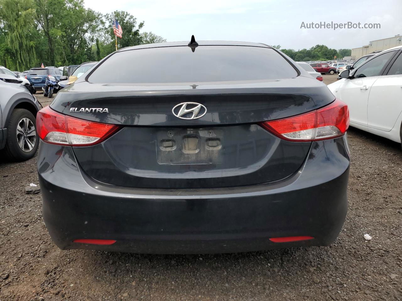 2011 Hyundai Elantra Gls Серый vin: KMHDH4AEXBU138731