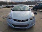 2011 Hyundai Elantra Gls Blue vin: KMHDH4AEXBU160180