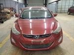 2012 Hyundai Elantra Gls Burgundy vin: KMHDH4AEXCU310161