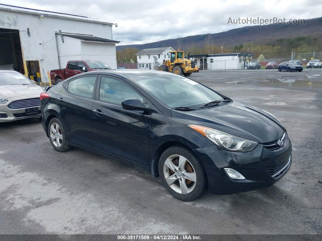 2012 Hyundai Elantra Gls (ulsan Plant) Black vin: KMHDH4AEXCU404735