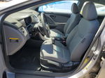 2012 Hyundai Elantra Gls Gray vin: KMHDH4AEXCU448590