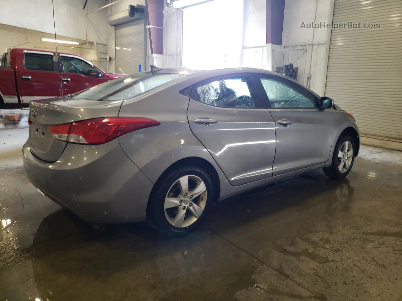 2012 Hyundai Elantra Gls Silver vin: KMHDH4AEXCU451764